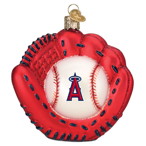 Angels Baseball Mitt Ornament - Grazingbelles