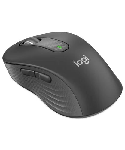 Logitech Signature M650 for Business Wireless Mouse, Medium, 2.4 GHz Frequency, 33 ft Wireless Range, Right Hand Use, Graphite (910006272) - Grazingbelles