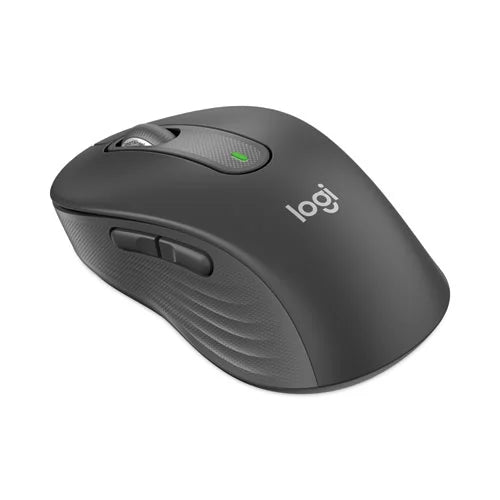Logitech Signature M650 for Business Wireless Mouse, Medium, 2.4 GHz Frequency, 33 ft Wireless Range, Right Hand Use, Graphite (910006272) - Grazingbelles