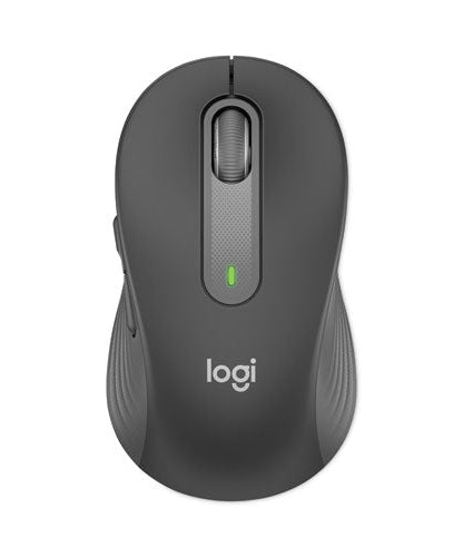 Logitech Signature M650 for Business Wireless Mouse, Medium, 2.4 GHz Frequency, 33 ft Wireless Range, Right Hand Use, Graphite (910006272) - Grazingbelles