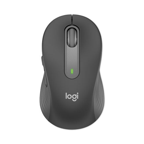 Logitech Signature M650 for Business Wireless Mouse, Medium, 2.4 GHz Frequency, 33 ft Wireless Range, Right Hand Use, Graphite (910006272) - Grazingbelles