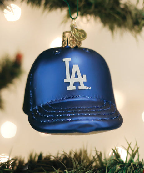 Dodgers Baseball Cap Ornament