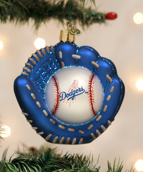 Dodgers Baseball Mitt Ornament - Grazingbelles