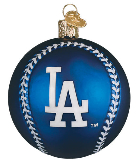 Dodgers Baseball Ornament