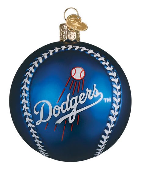 Dodgers Baseball Ornament