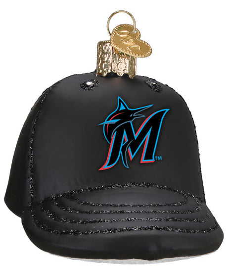 Marlins Baseball Cap Ornament