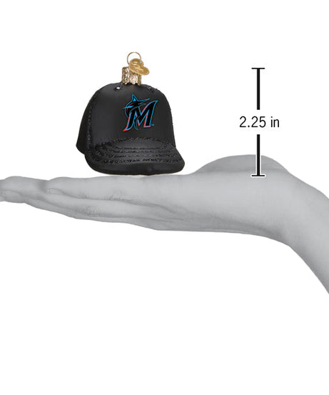 Marlins Baseball Cap Ornament