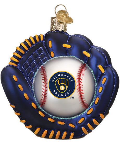 Brewers Baseball Mitt Ornament - Grazingbelles