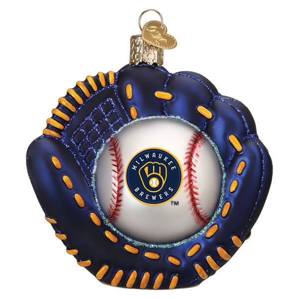 Brewers Baseball Mitt Ornament - Grazingbelles