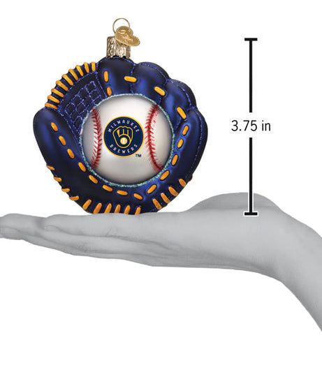 Brewers Baseball Mitt Ornament - Grazingbelles