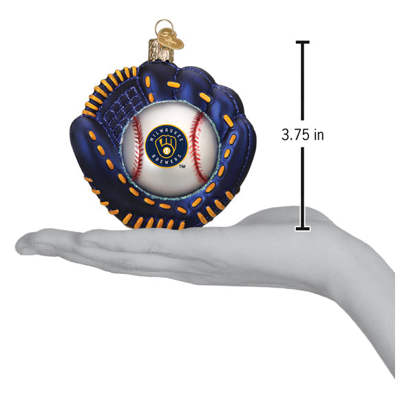 Brewers Baseball Mitt Ornament - Grazingbelles