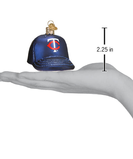 Twins Baseball Cap Ornament