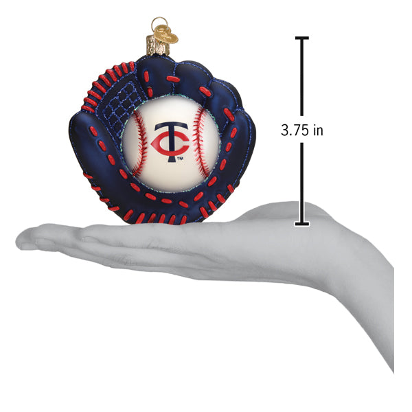Twins Baseball Mitt Ornament - Grazingbelles