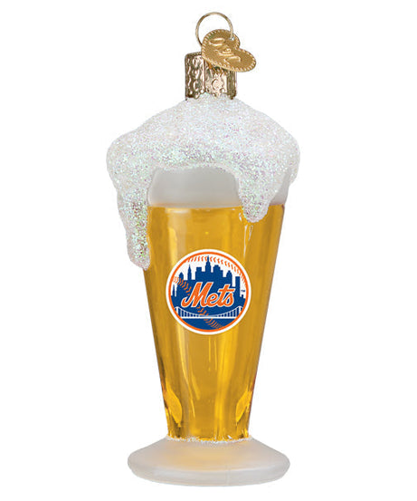 Mets Glass Of Beer Ornament - Grazingbelles