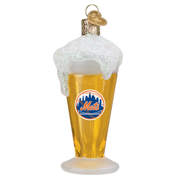 Mets Glass Of Beer Ornament - Grazingbelles