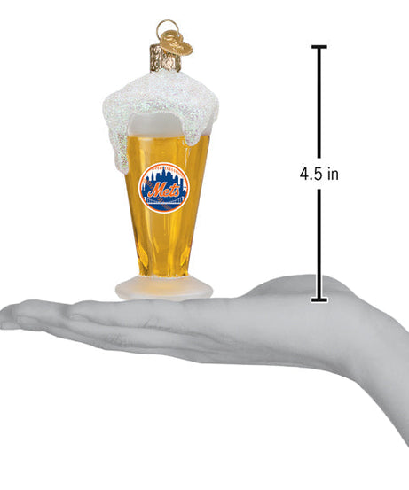 Mets Glass Of Beer Ornament - Grazingbelles