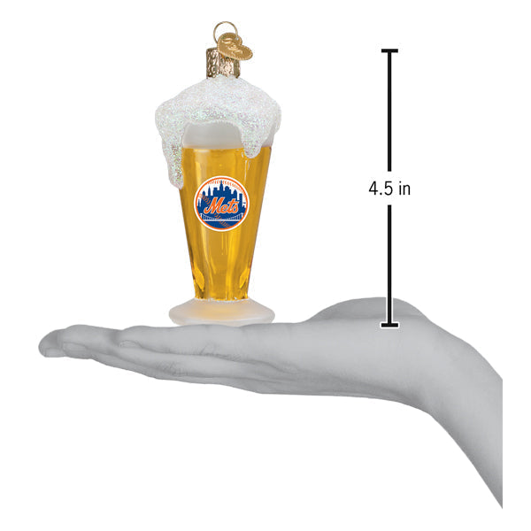 Mets Glass Of Beer Ornament - Grazingbelles