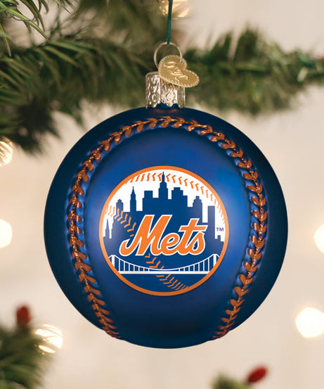 Mets Baseball Ornament
