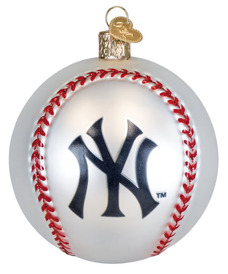 Yankees Baseball Ornament
