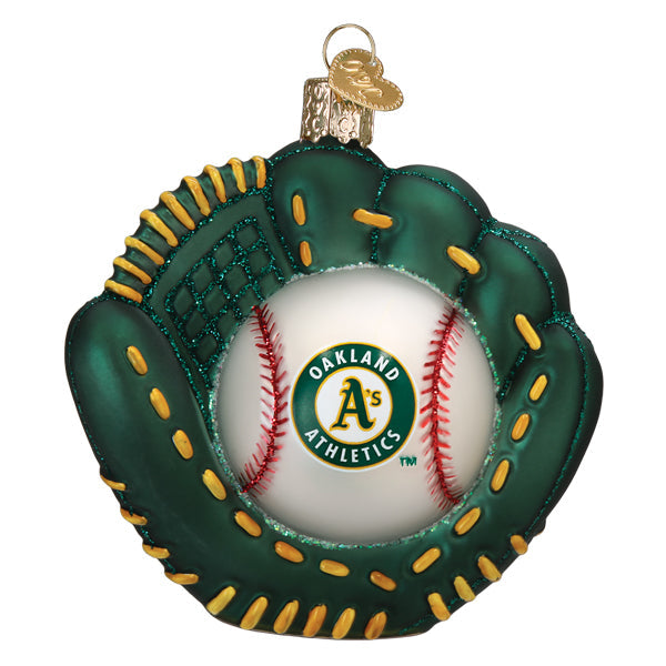 Athletics Baseball Mitt Ornament - Grazingbelles