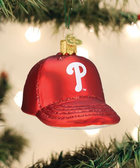 Phillies Baseball Cap Ornament
