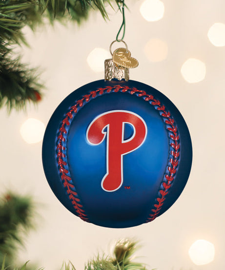 Phillies Baseball Ornament