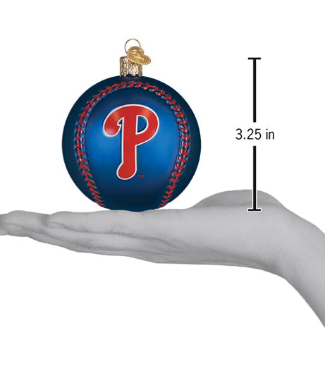 Phillies Baseball Ornament
