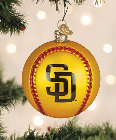 Padres Baseball Ornament