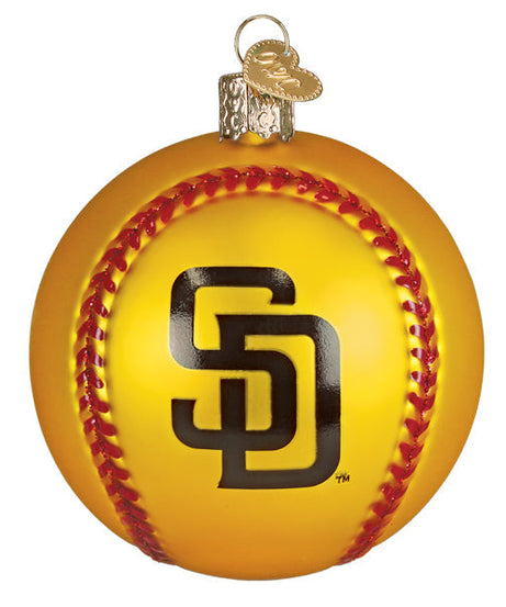 Padres Baseball Ornament