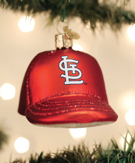 Cardinals Baseball Cap Ornament