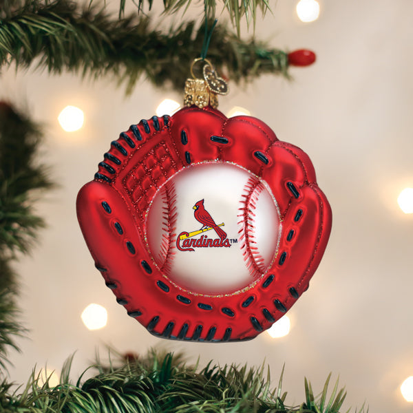 Cardinals Baseball Mitt Ornament - Grazingbelles