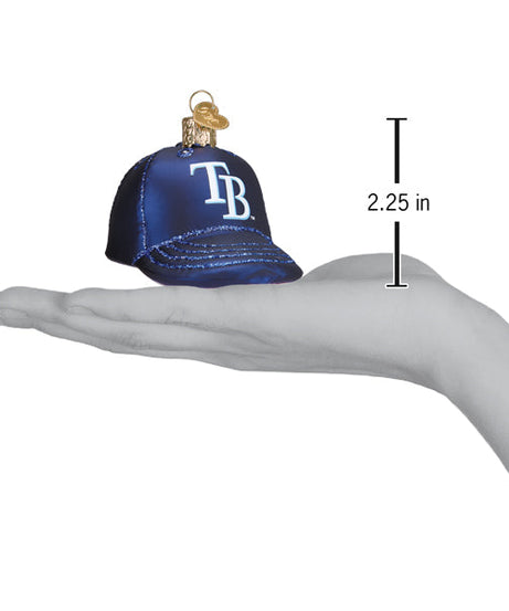 Rays Baseball Cap Ornament