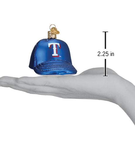 Rangers Baseball Cap Ornament