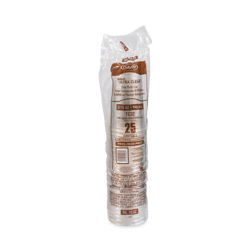 Dart Ultra Clear PETE Cold Cups, 32 oz, Clear, 300/Carton (TC32) - Grazingbelles