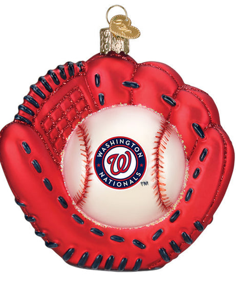 Nationals Baseball MItt Ornament