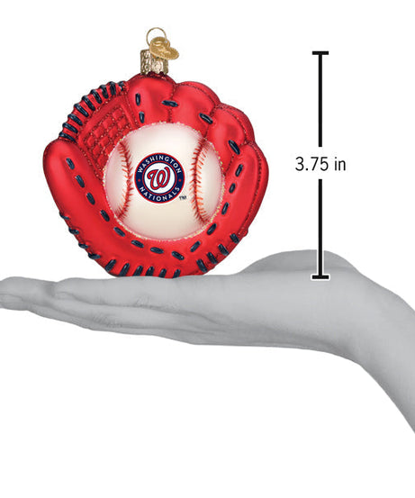 Nationals Baseball MItt Ornament