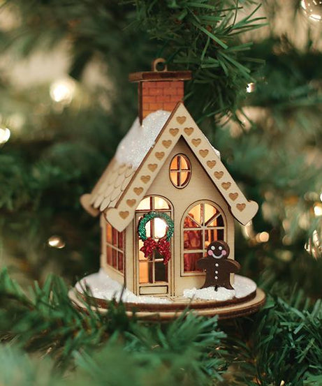 Gingerbread Cottage Ornament