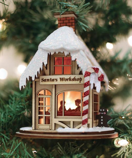 Santa's Workshop Ornament