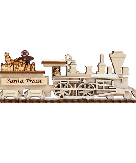 Santa Train Ornament