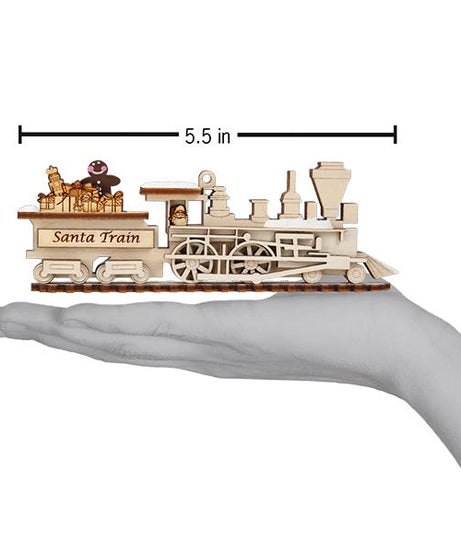 Santa Train Ornament