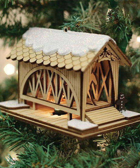 Covered Bridge & Sleigh