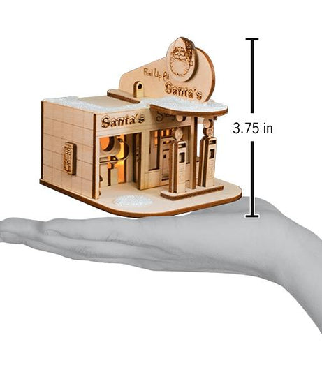 Santa's Sleigh Station Ornament