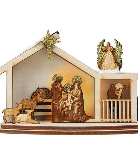 Ginger Nativity Ornament