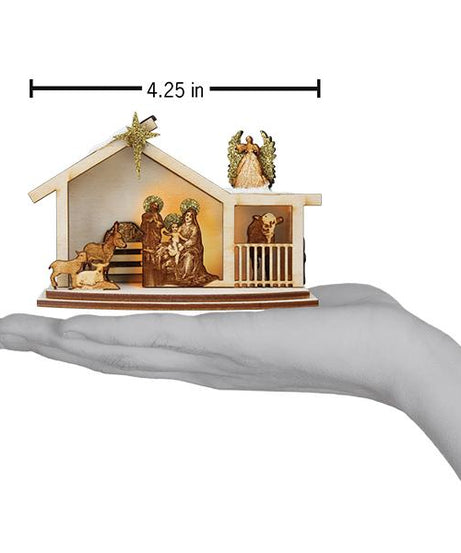 Ginger Nativity Ornament