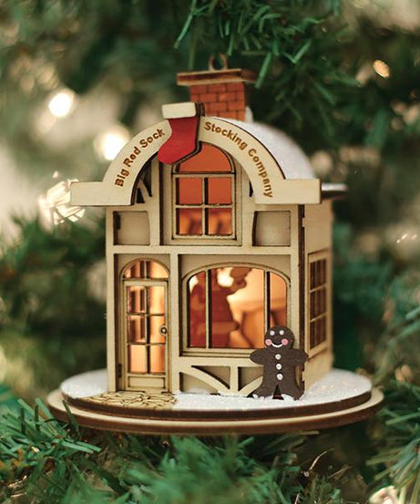 Big Red Sock Stocking Co. Ornament