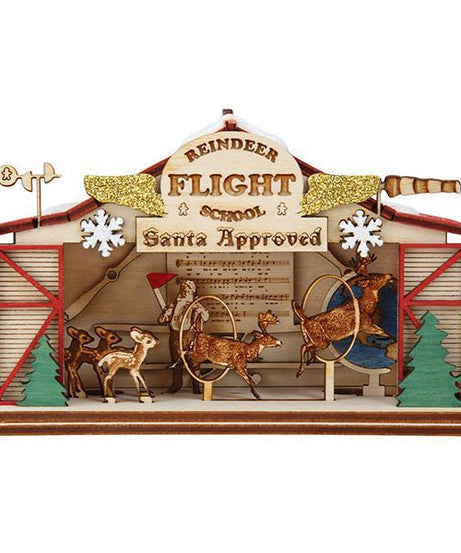Reindeer Flight School Ornament