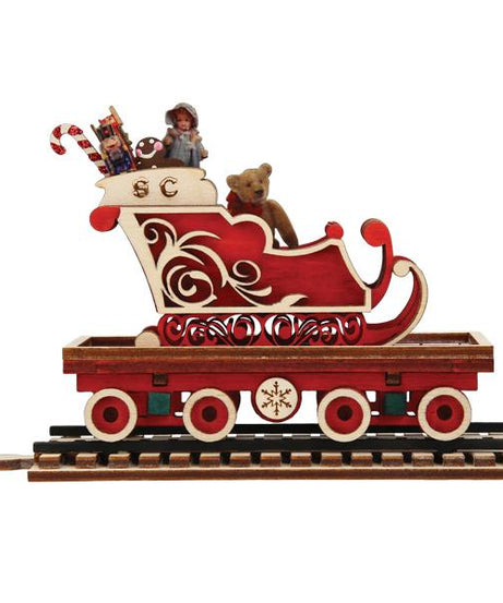 North Pole Express Sleigh Car Ornament