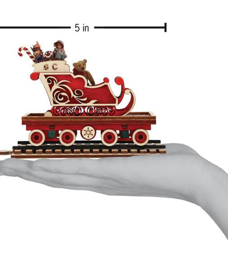 North Pole Express Sleigh Car Ornament