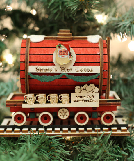 Santa's Hot Cocoa Tanker Ornament