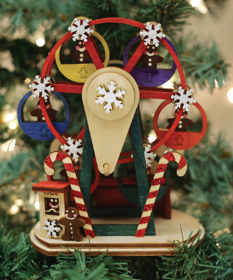 Ginger Man Ferris Wheel Ornament